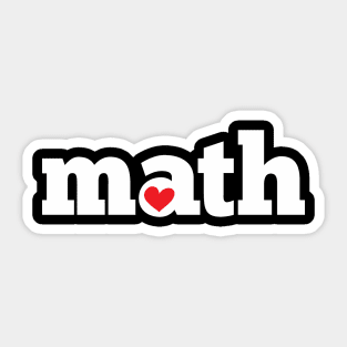 Math Mathematics Teacher Mathematician Sticker